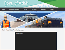 Tablet Screenshot of portofadak.com